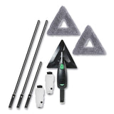 Unger® Stingray Refillable Microfiber Cleaning Kit (UNGSRKB4) Each