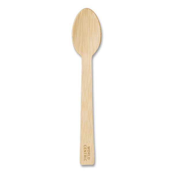 World Centric® Bamboo Cutlery, Spoon, 6.7", Natural, 2,000/Carton (WORSPBB67)