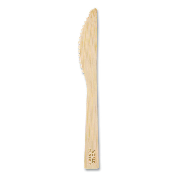 World Centric® Bamboo Cutlery, Knife, 6.7", Natural, 2,000/Carton (WORKNBB67) Case of 2000