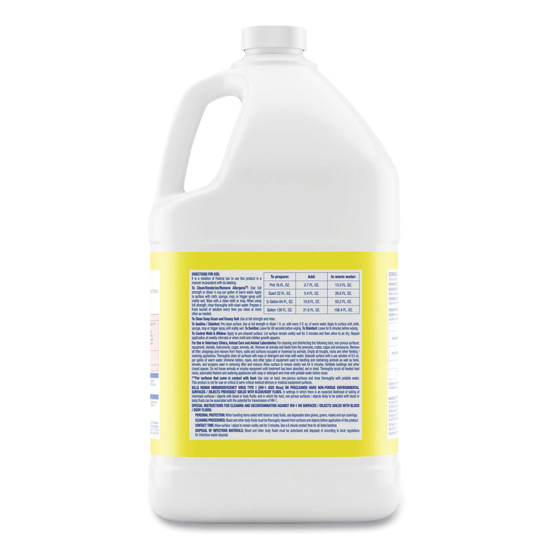 LYSOL Brand Disinfectant Deodorizing Cleaner Concentrate, Lemon Scent, 128 oz Bottle (RAC99985EA) Each
