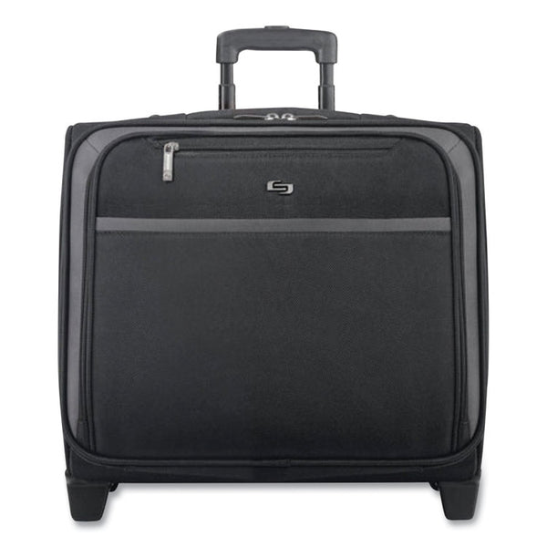 Solo Dakota Rolling Overnighter Case, 16", 8 x 16 x 14.2, Black (USLCLA9014U2)