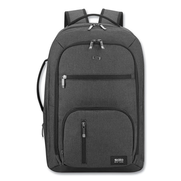 Solo Grand Travel TSA Backpack, 17.3”, 11.88 x 7 x 19, Dark Gray (USLUBN78010)