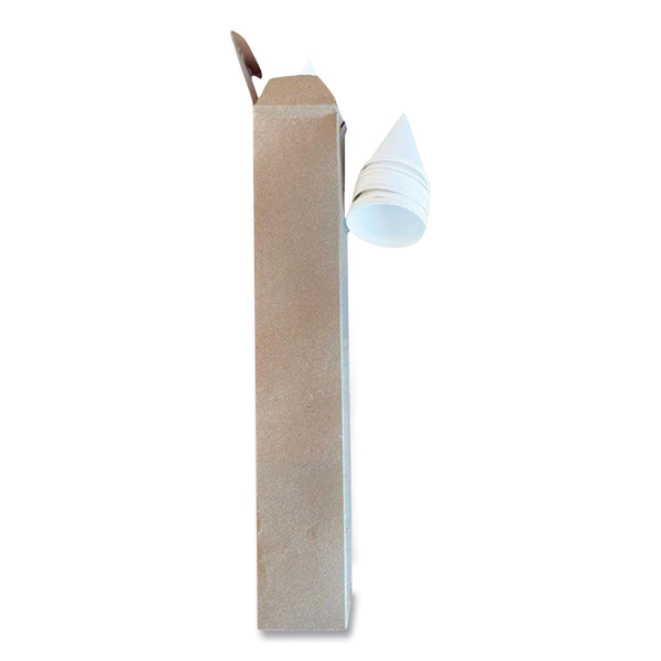 CoffeePro Paper Cone Cups, 3.2 oz, White, 200/Pack (CFRCPSLCONESTD) Pack of 200