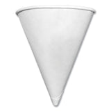 CoffeePro Paper Cone Cups, 3.2 oz, White, 200/Pack (CFRCPSLCONESTD) Pack of 200