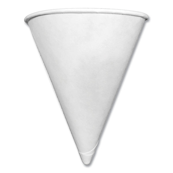 CoffeePro Paper Cone Cups, 3.2 oz, White, 200/Pack (CFRCPSLCONESTD) Pack of 200