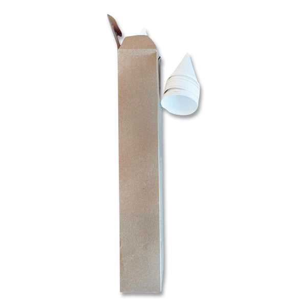 CoffeePro Paper Cone Cups, 4 oz, White, 200/Pack (CFRCPSLCONE4) Pack of 200