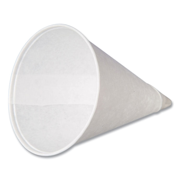 Coffee Pro Paper Cone Cups, 3.2 oz, White, 5,000/Carton (CFRCPCONESTD) Case of 5000