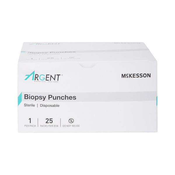 McKesson Argent™ Biopsy Punch Dermal 8 mm (1175178_BX) 25/BX