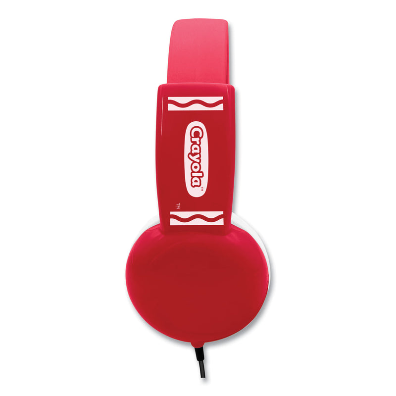 Crayola Cheer Wired Headphones, Red/White (MIGCHPM510R) Each
