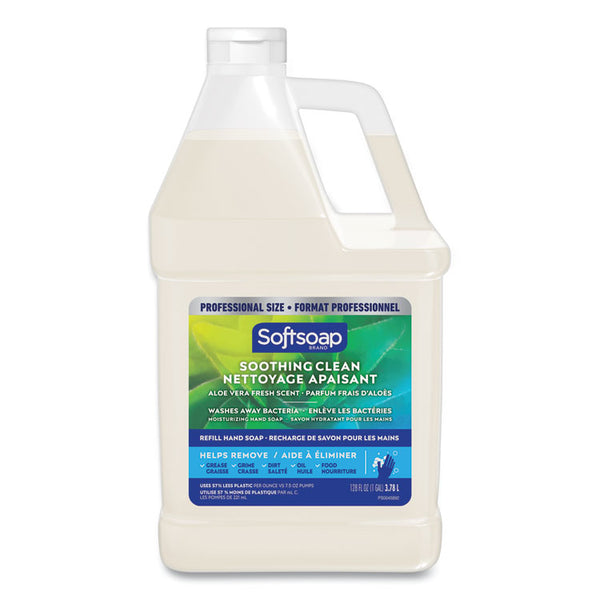 Softsoap® Liquid Hand Soap Refill with Aloe, Aloe Vera Fresh Scent,  1 gal Refill Bottle, 4/Carton (CPC61036483CT)