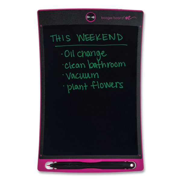 Boogie Board™ Jot 8.5 Reusable Writing Tablet, 8.5" LCD Screen, 6.75" x 0.62" x 10.37", Pink/Black (IMVJ34420001)