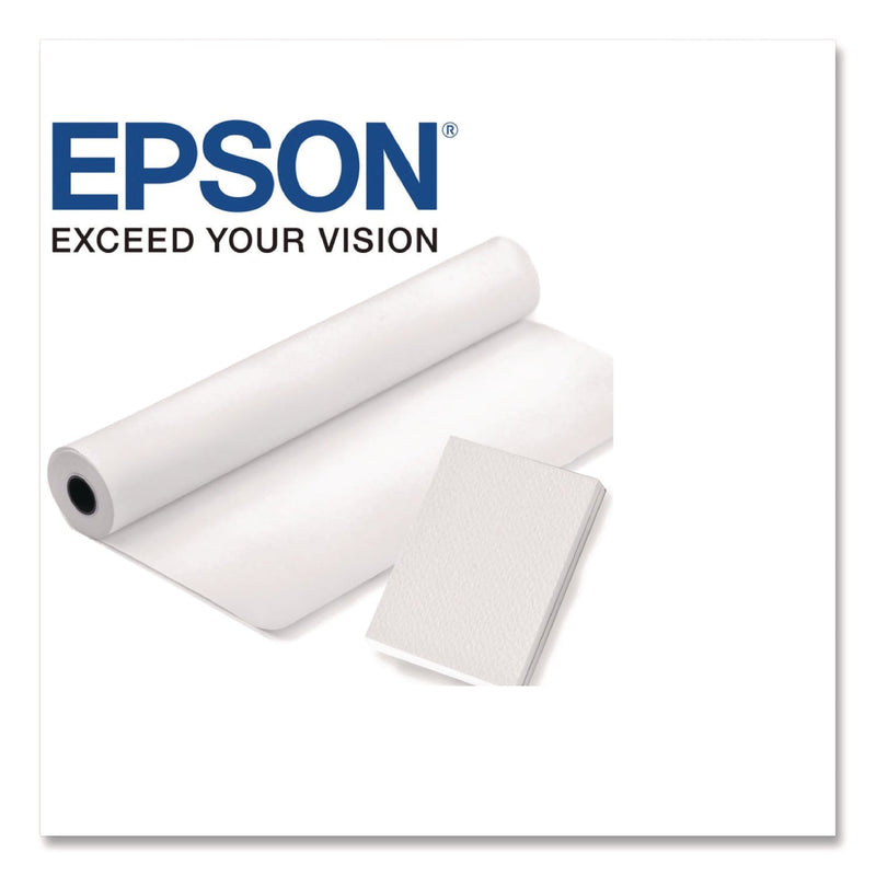 Epson® Poster Paper Production, 9 mil, 17" x 175 ft, Satin, White (EPSS450230) Each