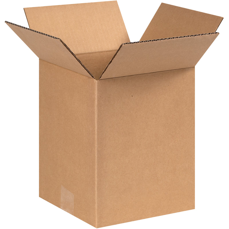 8 x 8 x 10" Corrugated Boxes, Bundle Of 25 Bundle Of 25