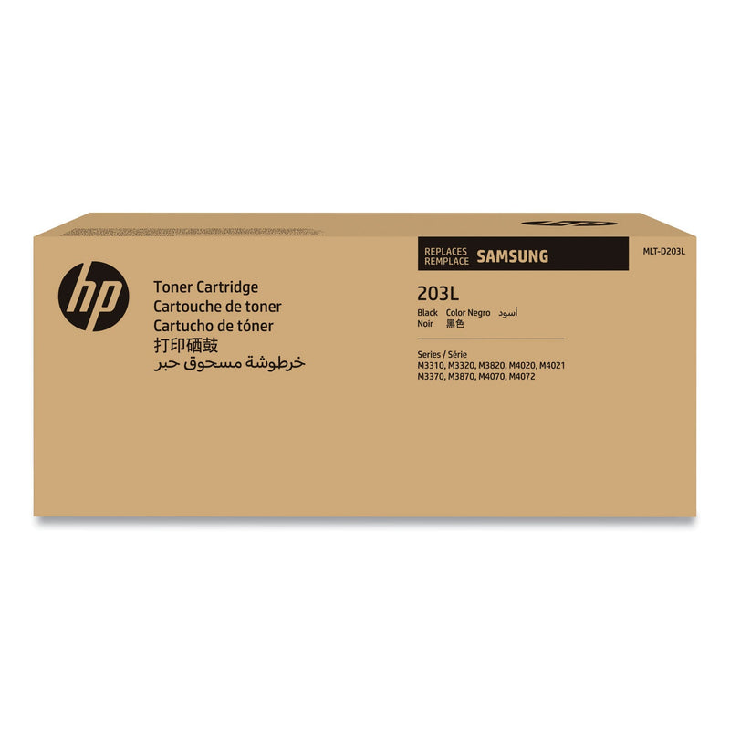 Samsung SU901A (MLT-D203L) High-Yield Toner, 5,000 Page-Yield, Black (HEWSU901A) Each