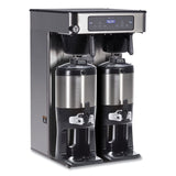 BUNN® ICB Infusion Series Twin Tall Coffee Brewer, 51 Cups, Silver/Black, Ships in 7-10 Business Days (BUN532000101)