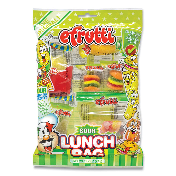 efrutti® Sour Lunch Candy, Sour, 2.7 oz Bag, 12/Carton, Ships in 1-3 Business Days (GRR22002143) Case of 12