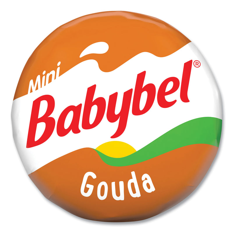 Babybel Gouda, 0.71 oz Individually Wrapped, 6/Bag, 6 Bags/Carton (GRR60000230) Case of 36