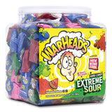 WARHEADS® Xtreme Sour Hard Candy, Assorted Flavors, 34 oz Tub, Ships in 1-3 Business Days (GRR22002140)