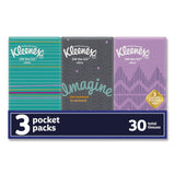 Kleenex® On The Go Packs Facial Tissues, 3-Ply, White, 10 Sheets/Pouch, 3 Pouches/Pack, 36 Packs/Carton (KCM11976) Case of 36