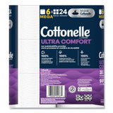 Cottonelle® Ultra ComfortCare Toilet Paper, Soft Tissue, Mega Rolls, Septic Safe, 2-Ply, White, 284/Roll, 6 Rolls/Pack, 36 Rolls/Carton (KCM55707) Case of 36