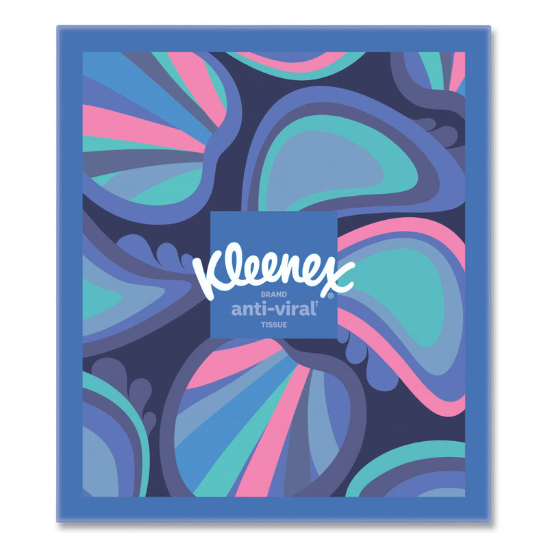 Kleenex® Anti-Viral Facial Tissue, 3-Ply, White, 55 Sheets/Box, 27 Boxes/Carton (KCM54505) Case of 27