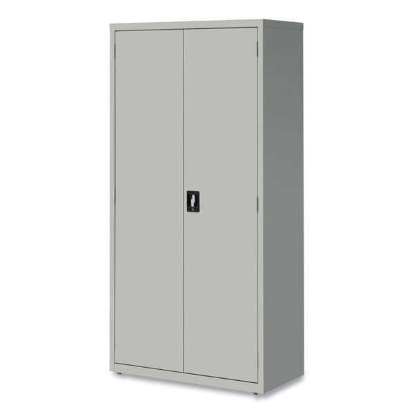 Alera® Economy Assembled Storage Cabinets, 5 Shelves, 36" x 18" x 72", Light Gray (ALEHCM7218LG) Each