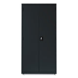 Economy Assembled Storage Cabinets, 5 Shelves, 36" x 18" x 72", Black (ALEHCM7218BK) Each