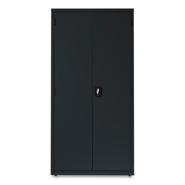 Alera® Economy Assembled Storage Cabinets, 5 Shelves, 36" x 18" x 72", Black (ALEHCM7218BK) Each