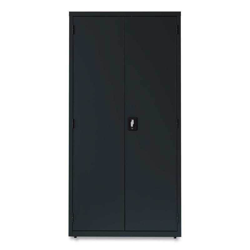 Economy Assembled Storage Cabinets, 5 Shelves, 36" x 18" x 72", Black (ALEHCM7218BK) Each