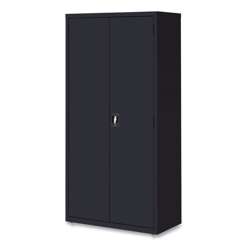 Economy Assembled Storage Cabinets, 5 Shelves, 36" x 18" x 72", Black (ALEHCM7218BK) Each