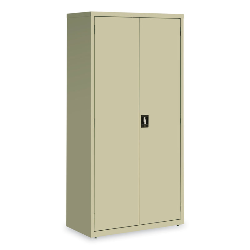 Economy Assembled Storage Cabinets, 5 Shelves, 36" x 18" x 72", Putty (ALEHCM7218PY) Each