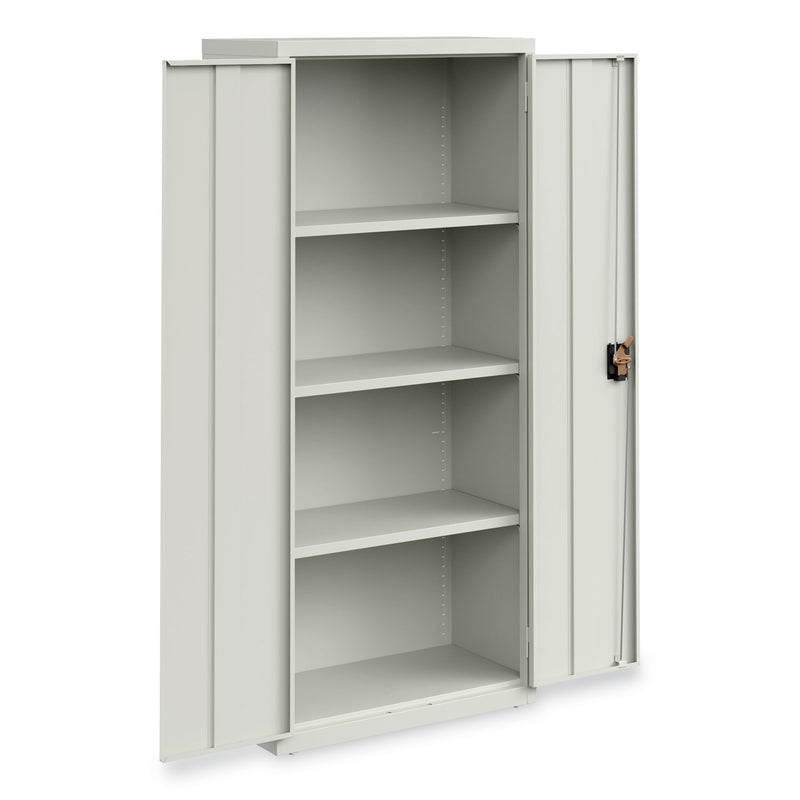 Economy Assembled Storage Cabinets, 4 Shelves, 30" x 15" x 66", Light Gray (ALEHCM6615LG) Each