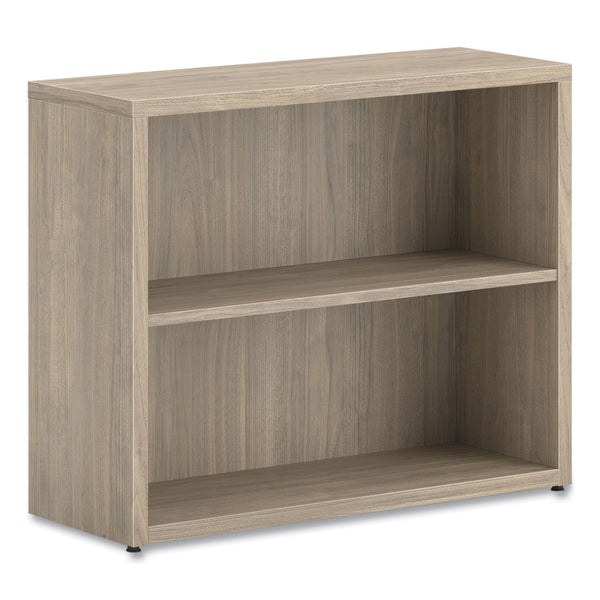 HON® 10500 Series Laminate Bookcase, Two Shelves, 36" x 13" x 29.5", Kingswood Walnut (HON105532LKI1)