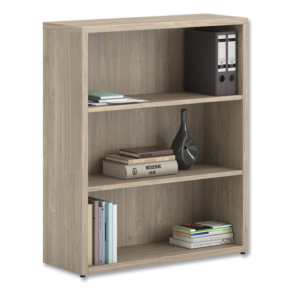 HON® 10500 Series Laminate Bookcase, Three Shelves, 36" x 13" x 43.75", Kingswood Walnut (HON105533LKI1)