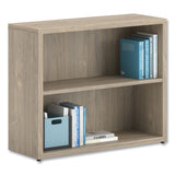 HON® 10500 Series Laminate Bookcase, Two Shelves, 36" x 13" x 29.5", Kingswood Walnut (HON105532LKI1)