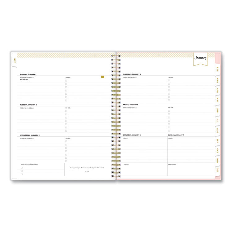 Day Designer Coming Up Roses Create-Your-Own Cover Weekly/Monthly Planner, Roses Artwork, 11 x 8.5, 12-Month (Jan-Dec): 2025 (BLS140092) Each