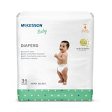 McKesson Unisex Baby Diaper Size 4 Disposable Heavy Absorbency (1144477_BG) 1/BG