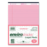 Roaring Spring® Enviroshades Legal Notepads, 50 Pink 8.5 x 11.75 Sheets, 72 Notepads/Carton, Ships in 4-6 Business Days (ROA74150CS) Case of 36