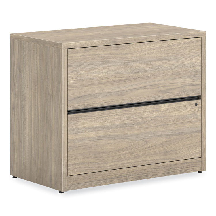 HON® 10500 Series Lateral File, 2 Legal/Letter-Size File Drawers, Kingswood Walnut, 36" x 20" x 29.5" (HON10563LKI1)