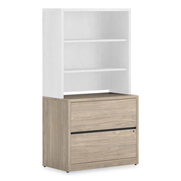 HON® 10500 Series Lateral File, 2 Legal/Letter-Size File Drawers, Kingswood Walnut, 36" x 20" x 29.5" (HON10563LKI1)
