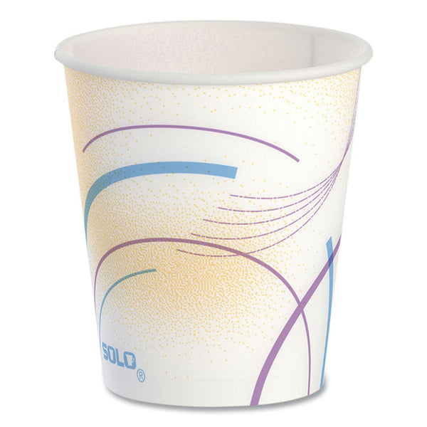 SOLO® Paper Water Cups, Cold, 5 oz, Meridian Design, Multicolored, 100/Sleeve, 25 Sleeves/Carton (SCC52MD)