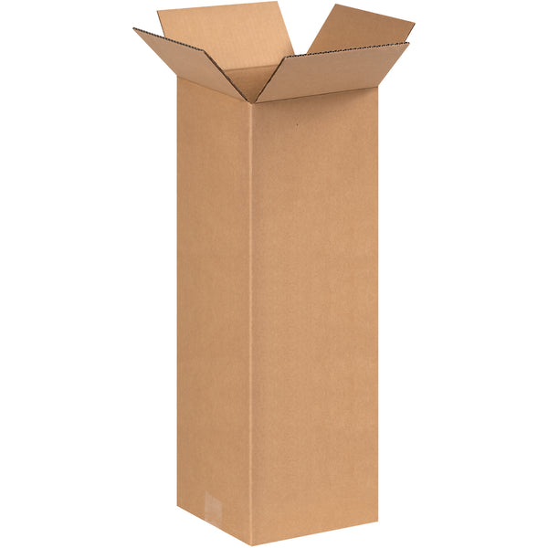 8 x 8 x 20" Tall Corrugated Boxes, Bundle Of 25 Bundle Of 25