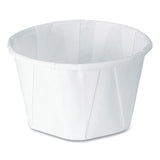 SOLO® Paper Portion Cups, 3.25 oz, White, 250/Bag, 20 Bags/Carton (SCC325)