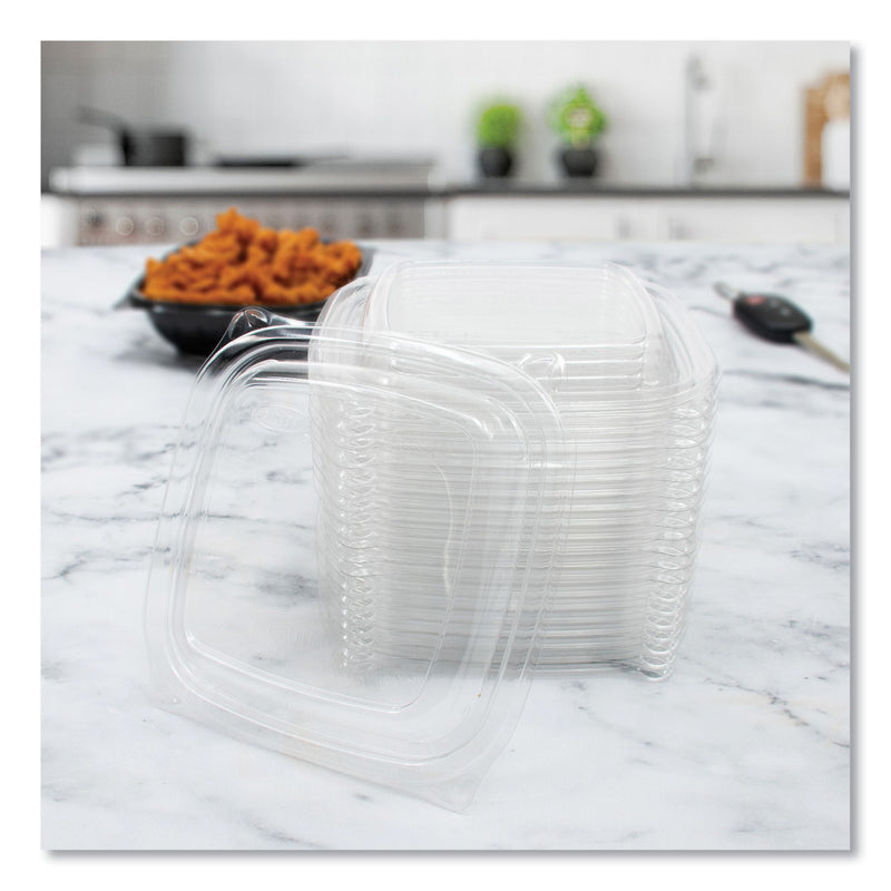 Dart PresentaBowls Pro Square Lids f/8-16oz Bowls, Clear, 5 x 5, 63/Bag, 8 Bag/CT (DCCC816BDL) Case of 504