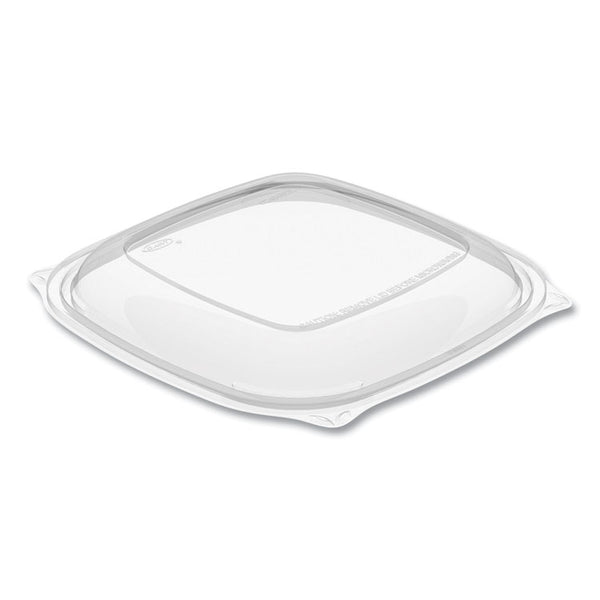 Dart® PresentaBowls Pro Clear Square Lids for 24-32 oz Bowls, 8.5 x 8.5 x 0.5, Clear, Plastic, 63/Bag, 4 Bags/Carton (DCCC2464BDL)