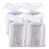 Dart® PresentaBowls Pro Clear Square Lids for 24-32 oz Bowls, 8.5 x 8.5 x 0.5, Clear, Plastic, 63/Bag, 4 Bags/Carton (DCCC2464BDL)