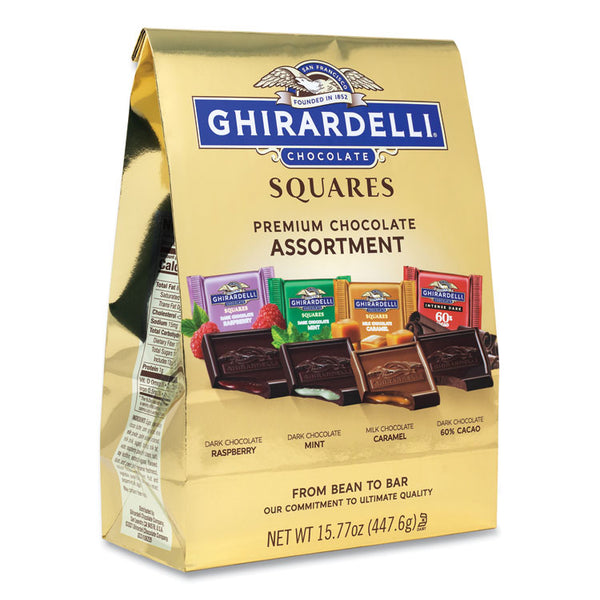 National Brand Lindt Lindor, Godiva, Ghiradelli Premium Chocolate Variety, 44.37 oz Bag, 3/Carton, Ships in 1-3 Business Days (GRR60000730)