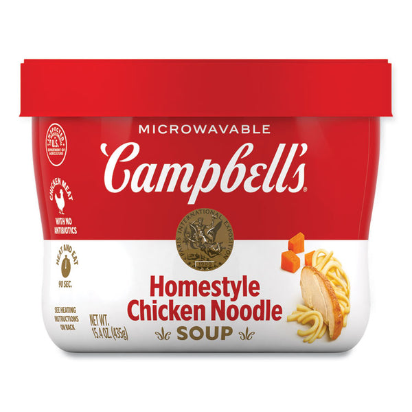 Campbell's® Homestyle Chicken Noodle Bowl, 15.4 oz, 8/Carton, Ships in 1-3 Business Days (GRR35100005) Case of 8