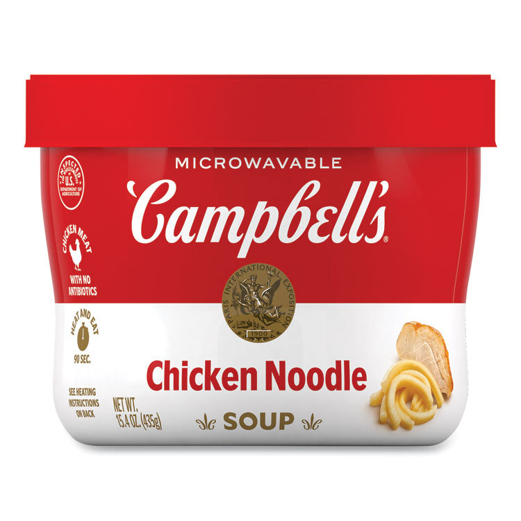 Campbell's® Chicken Noodle, 15.4 oz Bowl, 8/Carton, Ships in 1-3 Business Days (GRR35100010) Case of 8