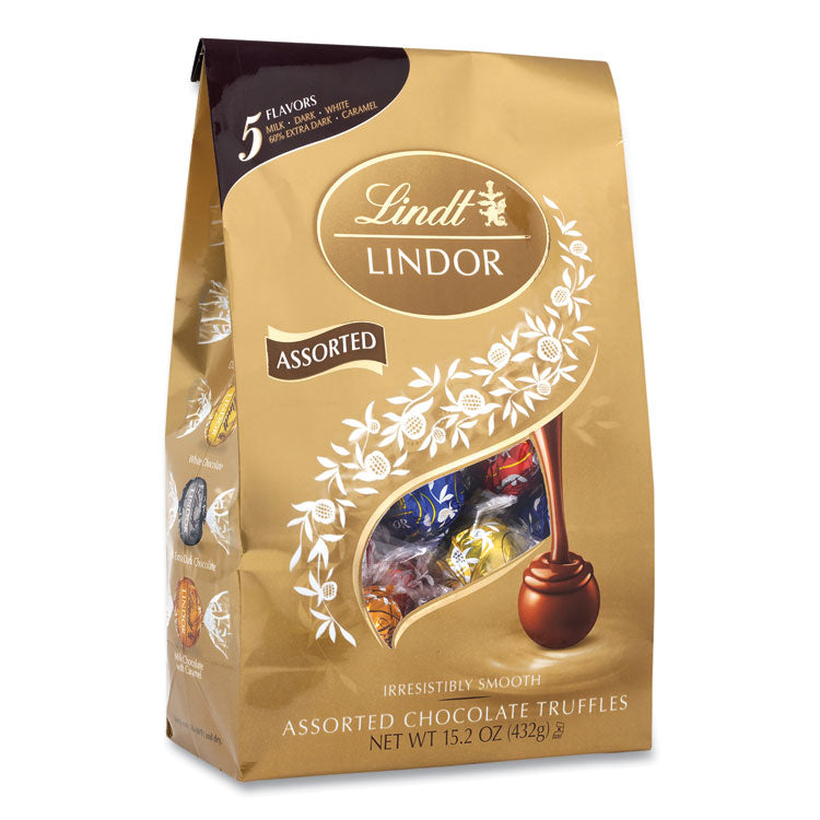 National Brand Lindt Lindor, Godiva, Ghiradelli Premium Chocolate Variety, 44.37 oz Bag, 3/Carton, Ships in 1-3 Business Days (GRR60000730) Case of 3